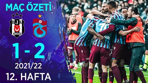 Trendyol Süper Lig: Beşiktaş: 2 - Trabzonspor: 0 (Maç sonucu)